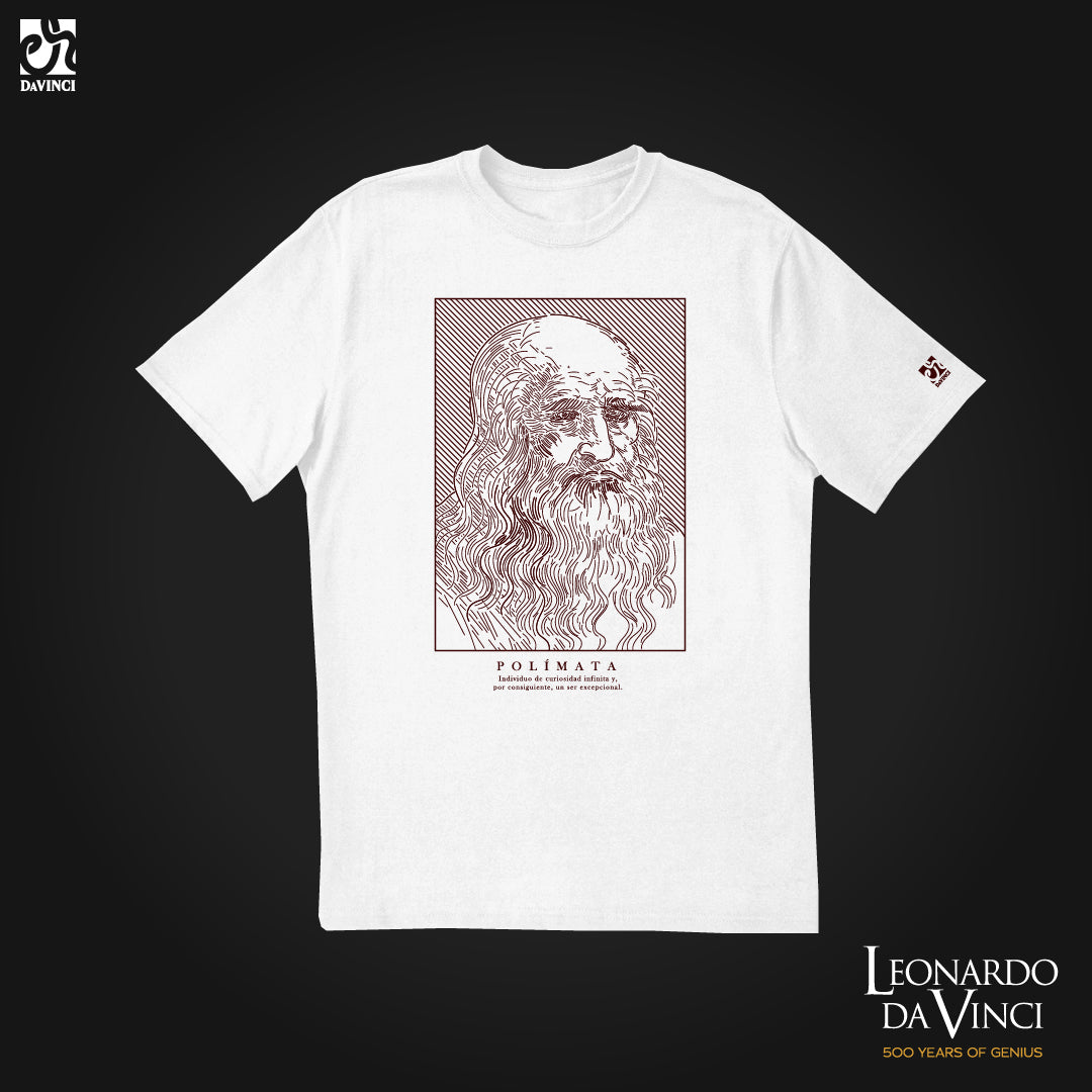 Playera Inspirada en Leonardo Da Vinci - Polímata