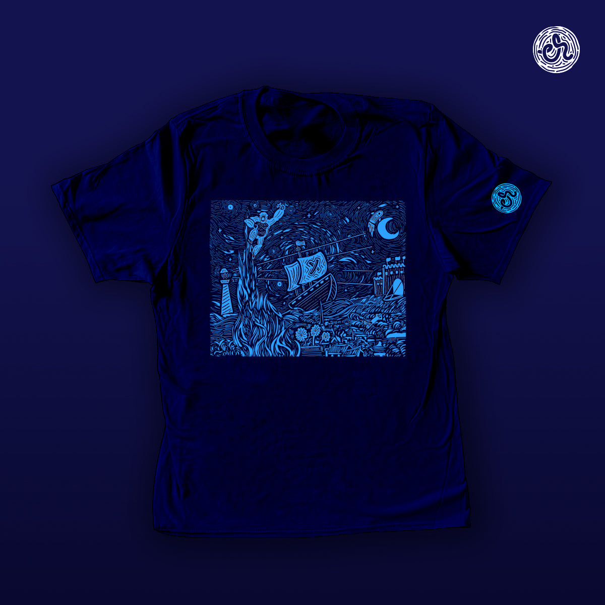 Playera Infantil Inspirada en Van Gogh Alive - Nochecita