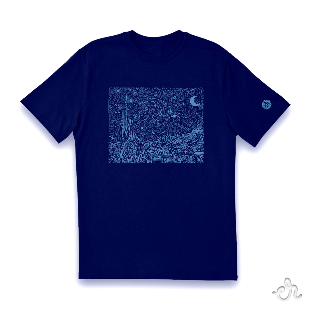Playera Inspirada en Van Gogh Alive - Noche Estrellada