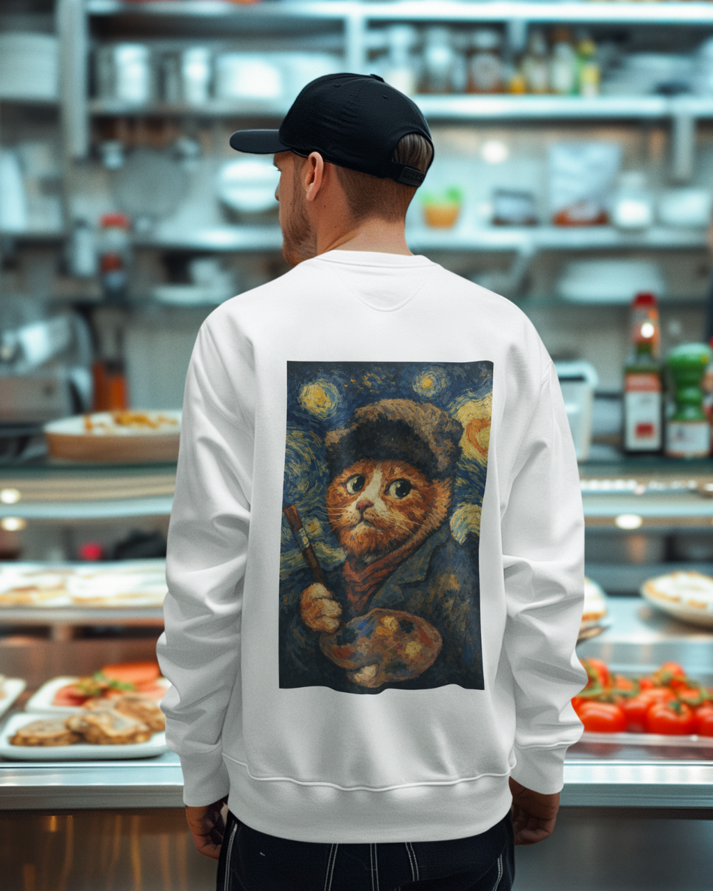 Minchent Cat Gogh