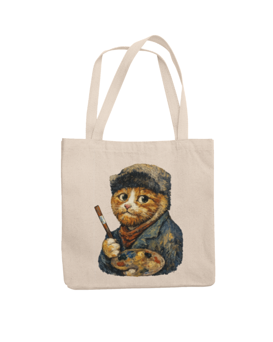 Minchent Cat Gogh (Tote bag)