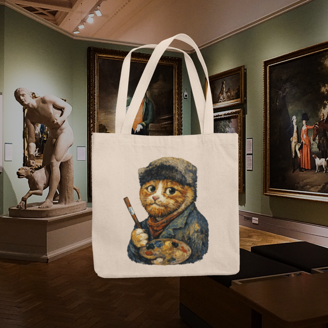 Minchent Cat Gogh (Tote bag)
