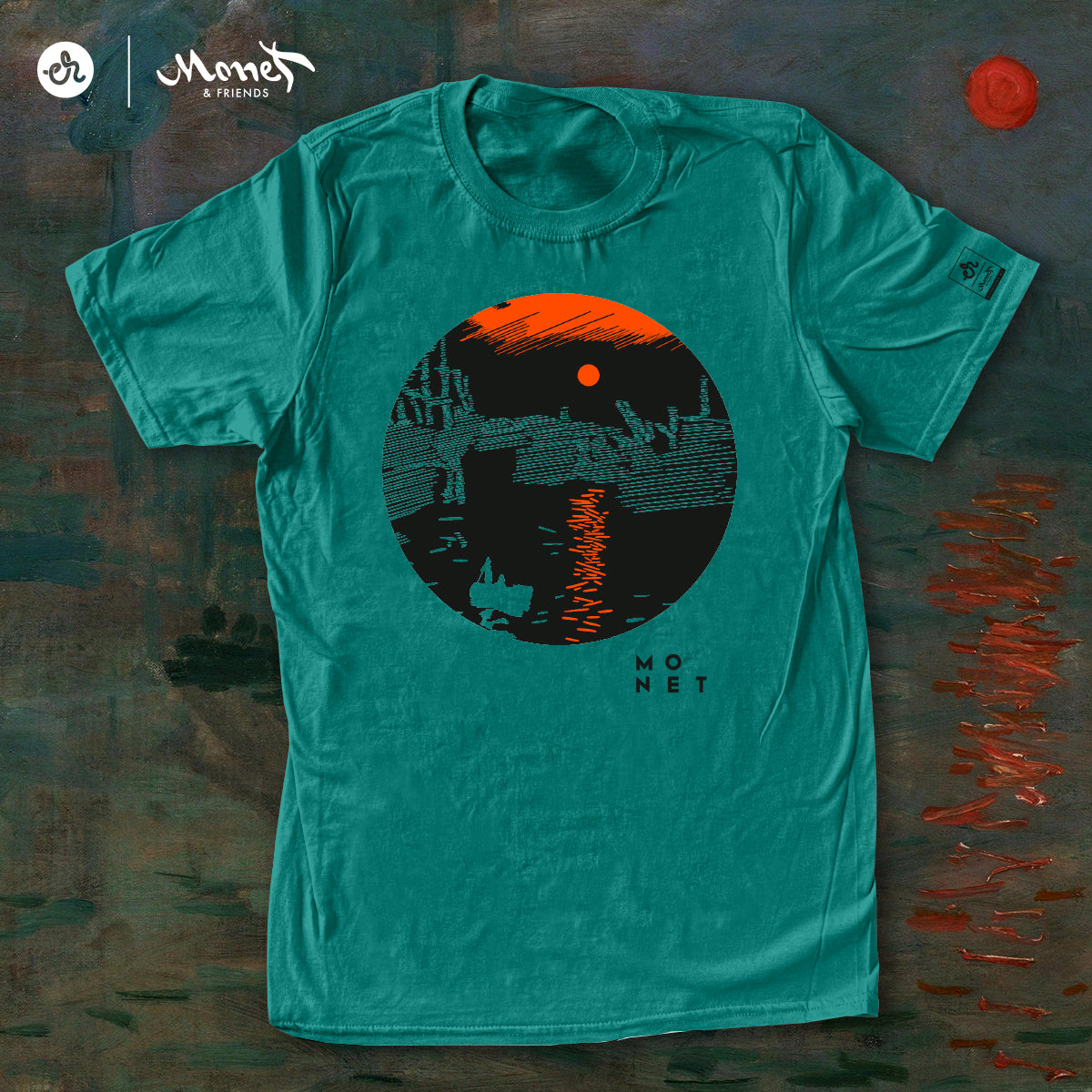 Playera Inspirada en Monet & Friends - Amanecer