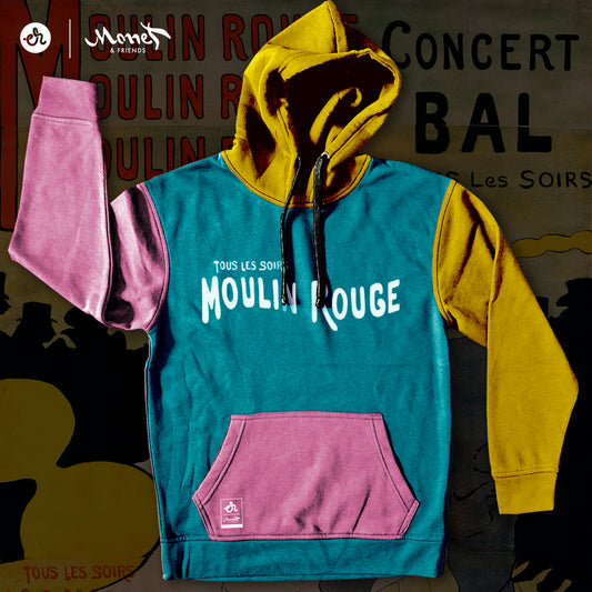 Sudadera con capucha (Multicolor) Inspirada en Monet & Friends - Moulin Rouge