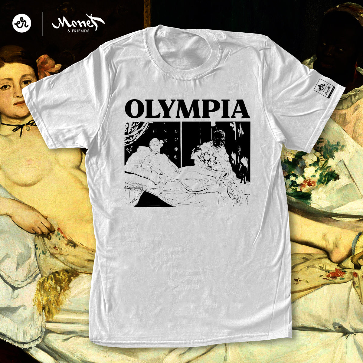 Playera Inspirada en Monet & Friends - Olympia