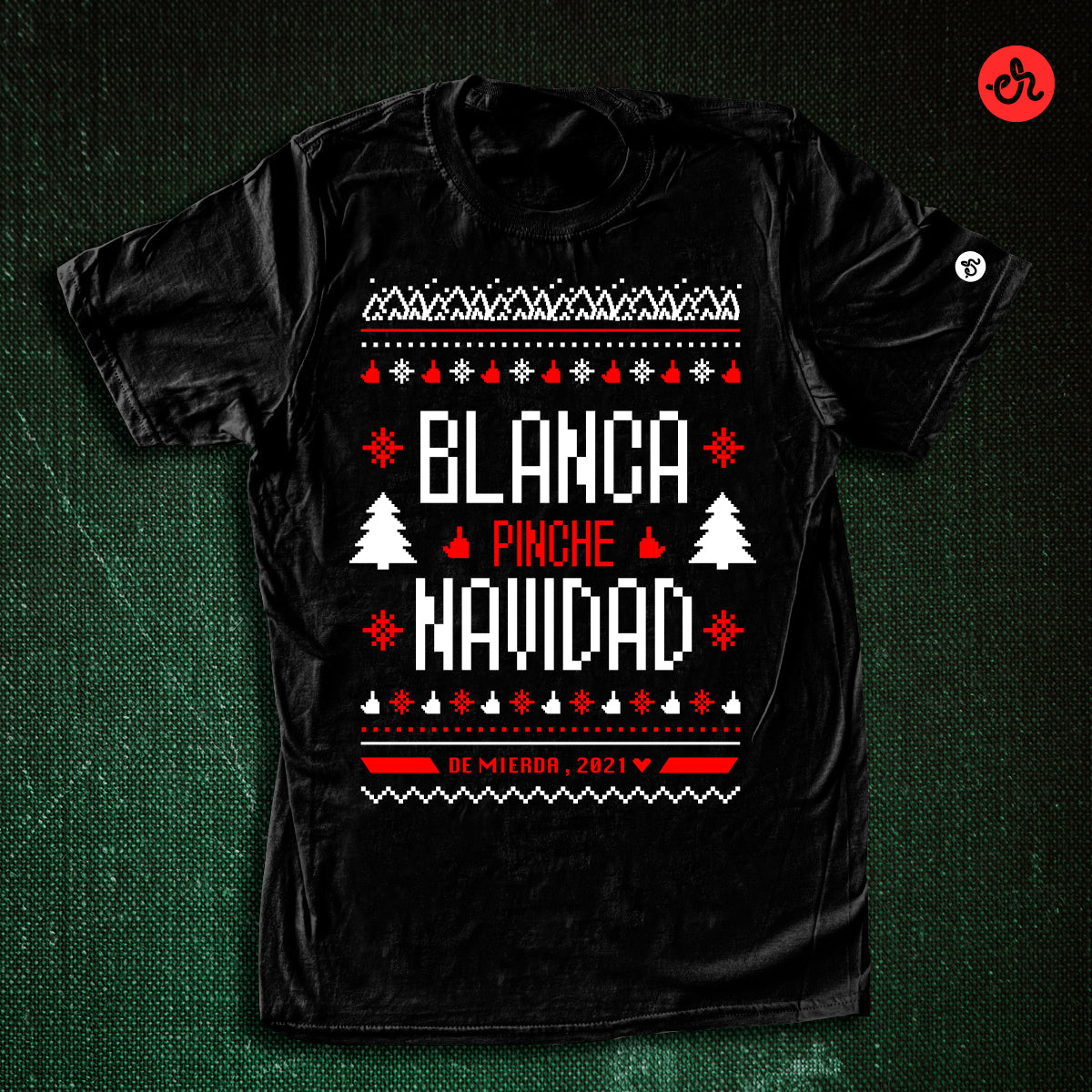 Playera Inspirada en Navidad - Blanca Navidad