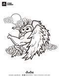 Color It Inspirado en Leyendas Legendarias - Mothman