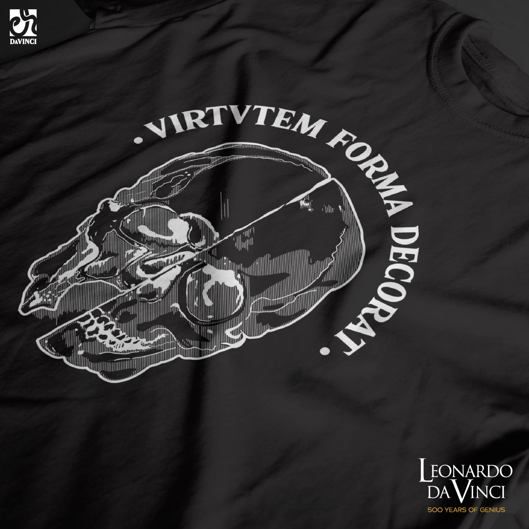 Playera Inspirada en Leonardo Da Vinci - VIRTVTEM FORMA DECORAT