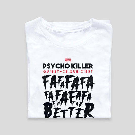 Playera Inspirada en Talking Heads y SERIALMENTE - Psycho Killer
