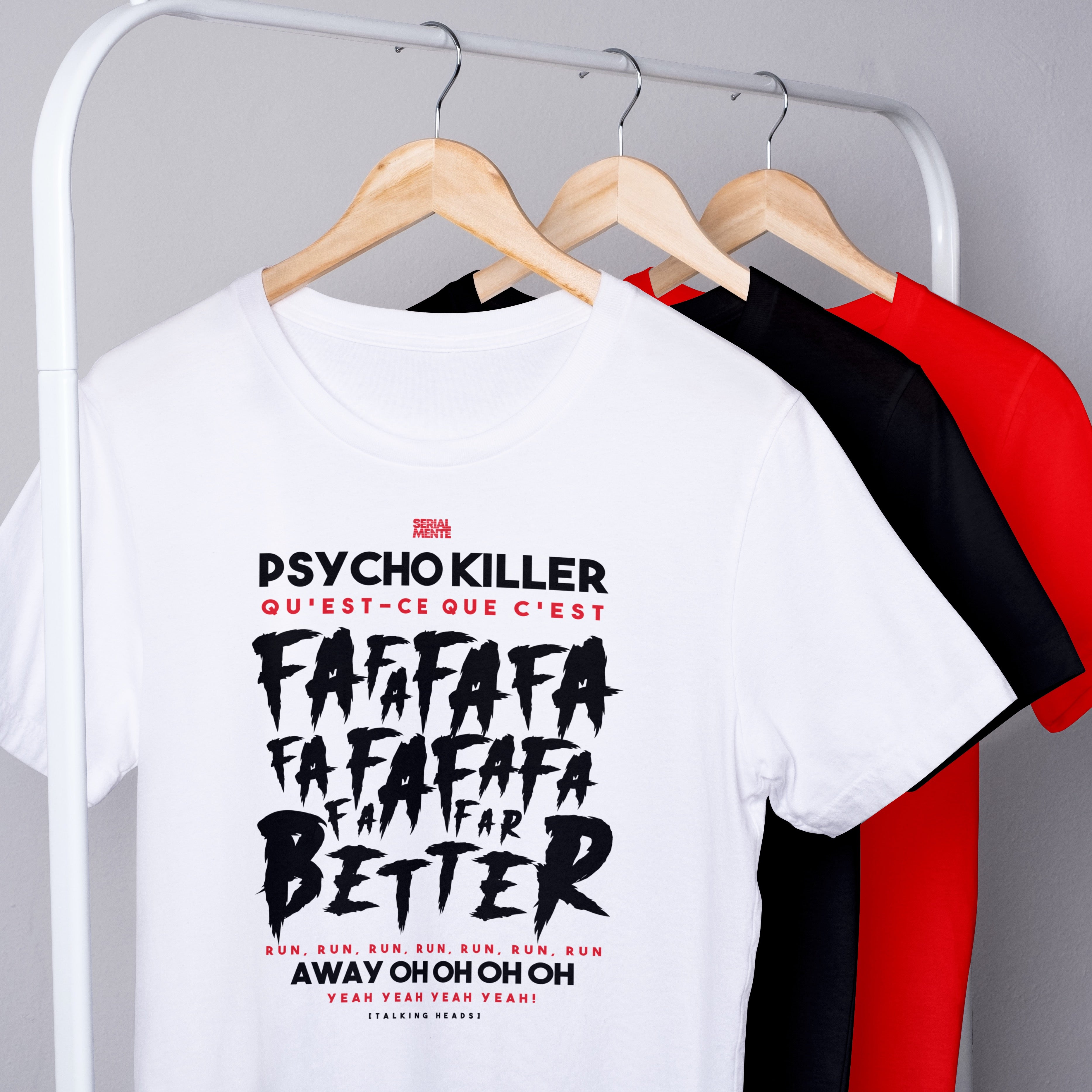 Playera Inspirada en Talking Heads y SERIALMENTE - Psycho Killer