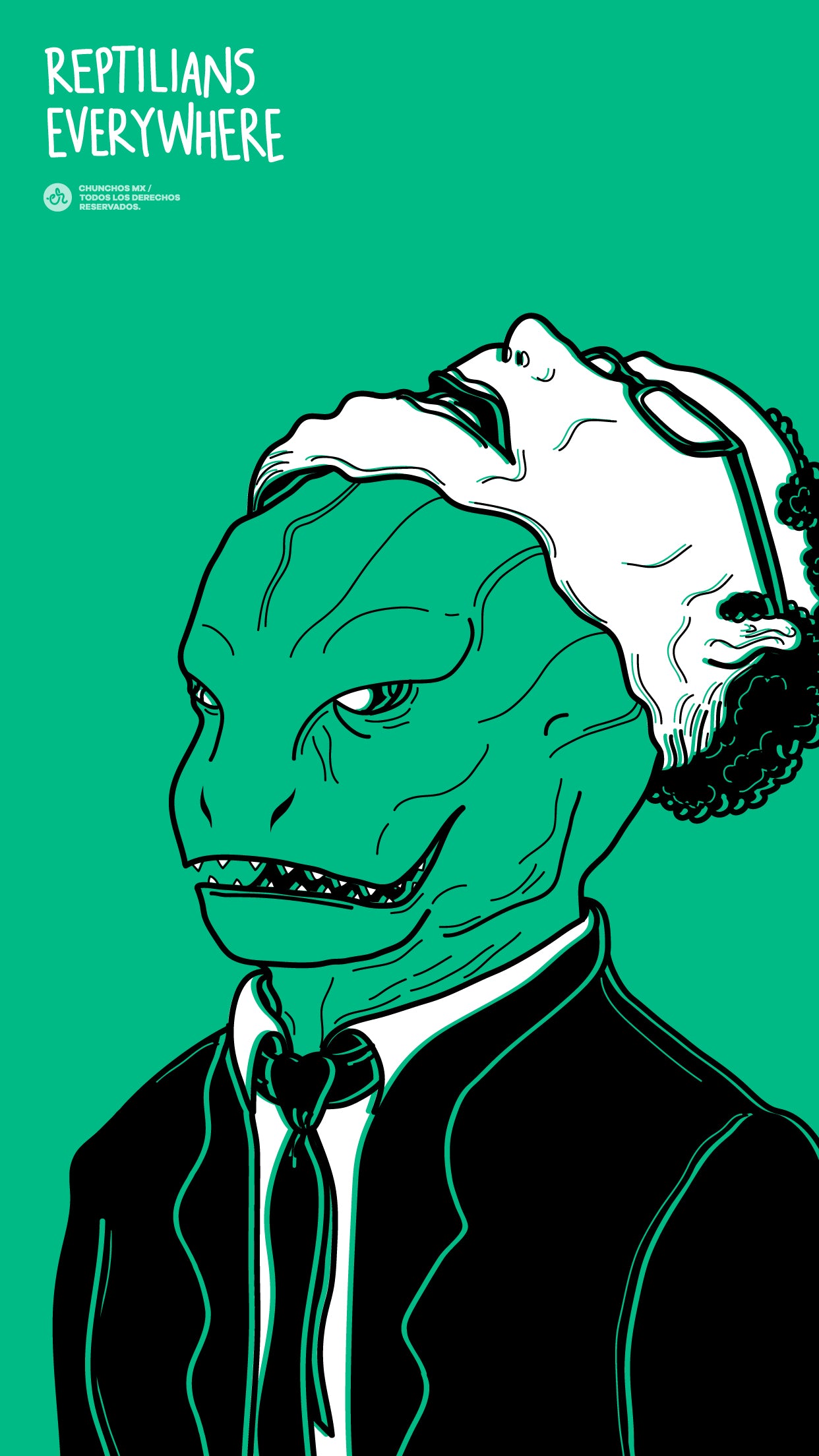 Wallpaper Inspirado en Leyendas Legendarias - Reptillians Everywhere