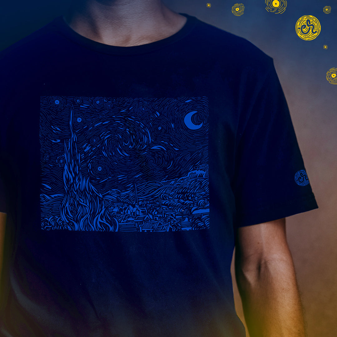 Playera Inspirada en Van Gogh Alive - Noche Estrellada