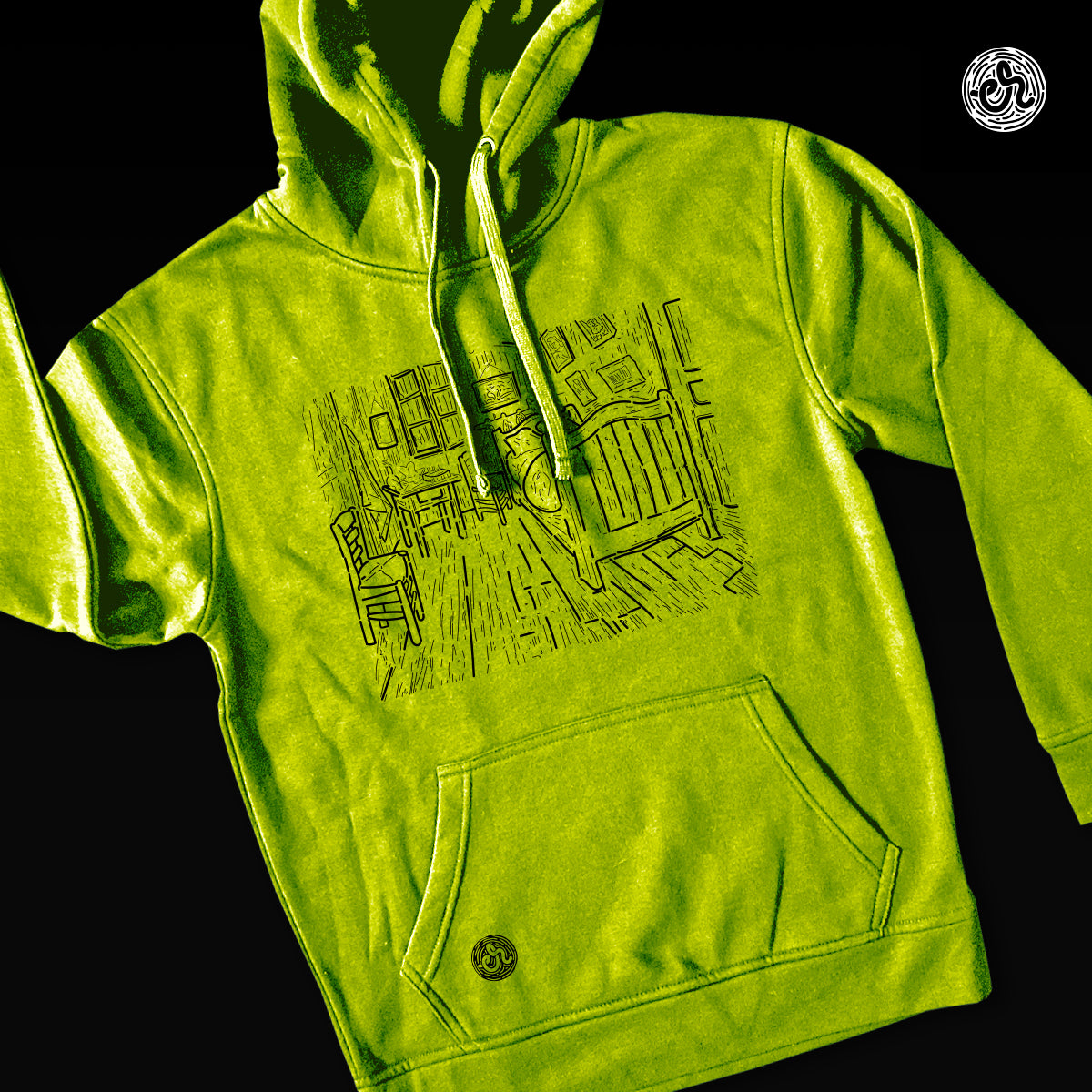 Sudadera con capucha Inspirada en Van Gogh Alive - Habitación De Árles