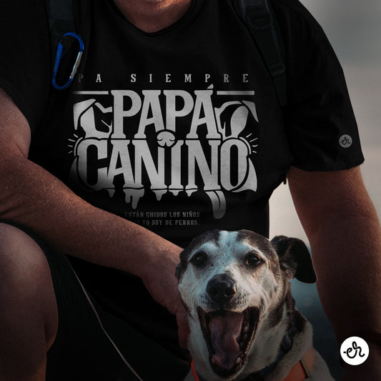 Playera Inspirada en Papá - Papá Canino