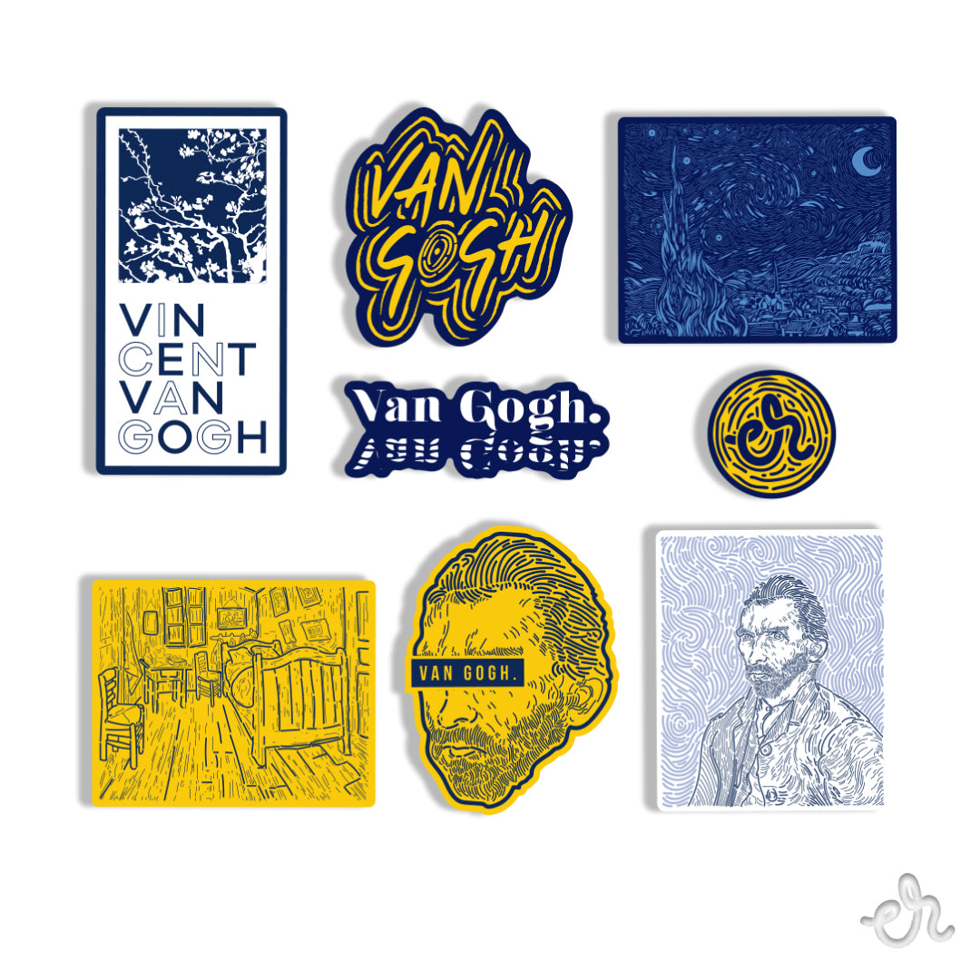 Stickers Inspirados en Van Gogh Alive