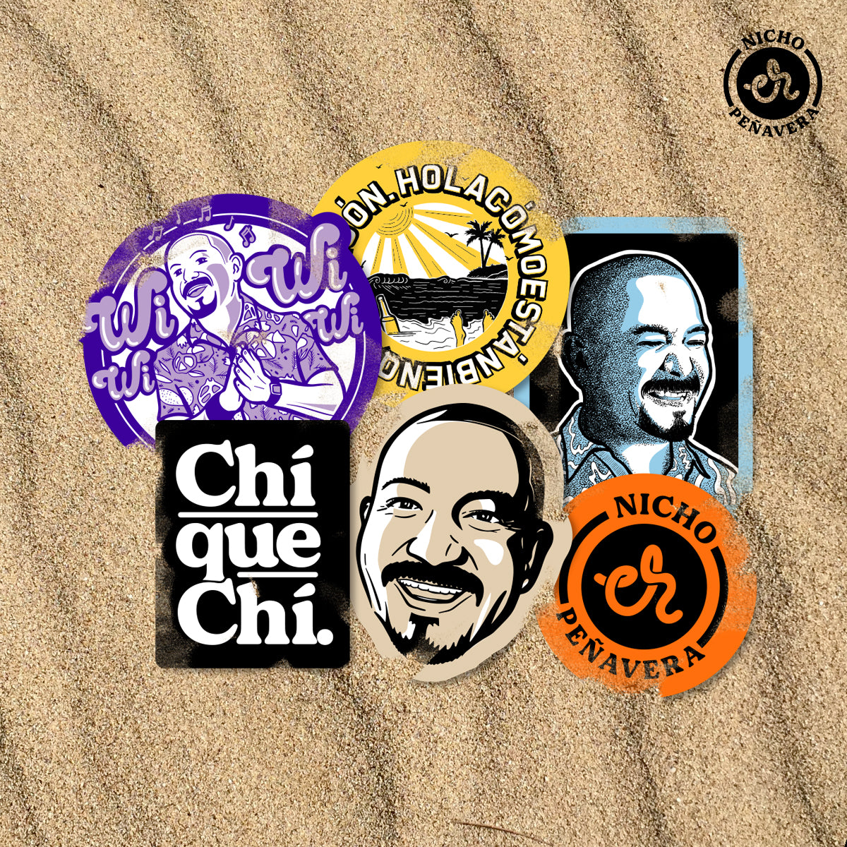 Stickers Inspirados en Nicho Peñavera - Nicho Peñavera (Stickers)
