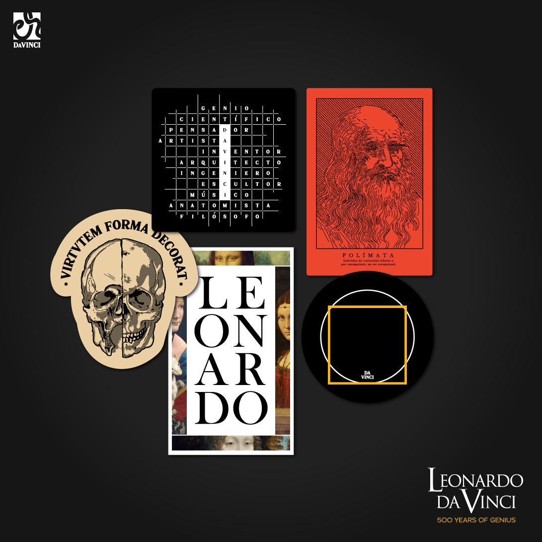 Stickers Inspirados en Leonardo Da Vinci
